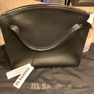 JIL SANDER black tote bag